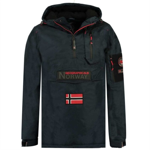 Geografisk Norge Parka De Hombre Barker Azul Marino Marine