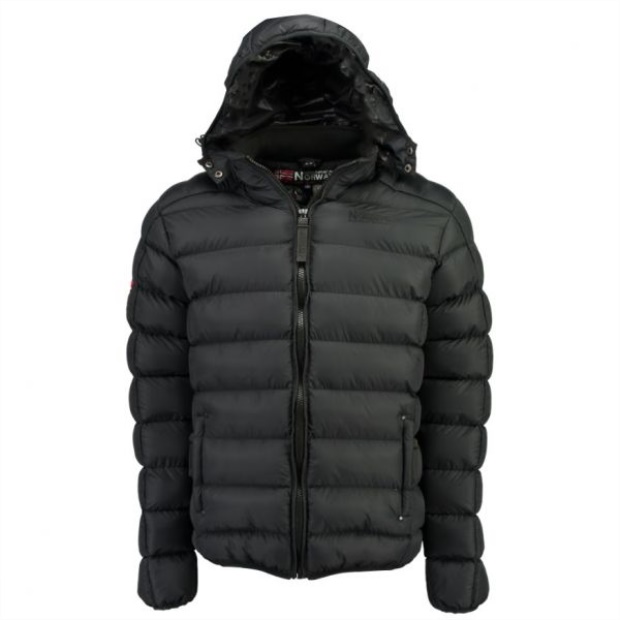 Geografisk Norge Parka De Hombre Balance Negro Svart
