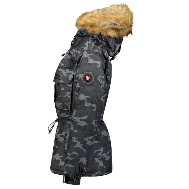 Geografisk Norge Parka De Mujer Bellaciao Camo Negro Black