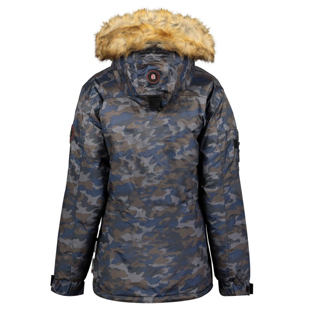Geografisk Norge Parka De Mujer Bellaciao Camo Azul Marino Marine