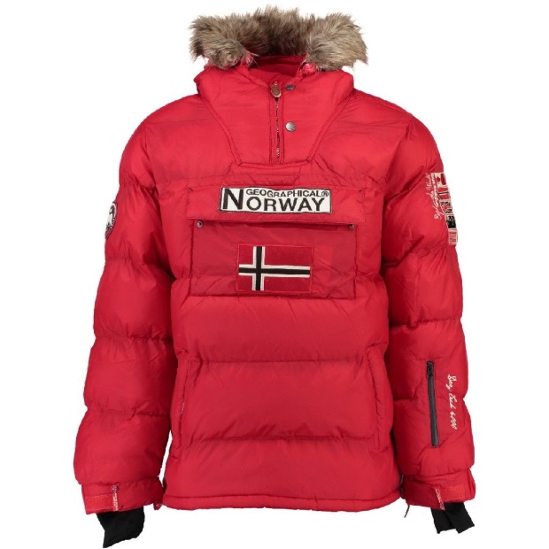Geografisk Norge Chaqueta De Niño Boker Rojo Red