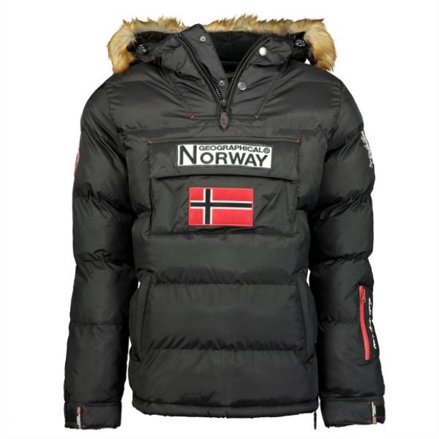 Geografisk Norge Chaqueta De Niño Boker Negro Svart