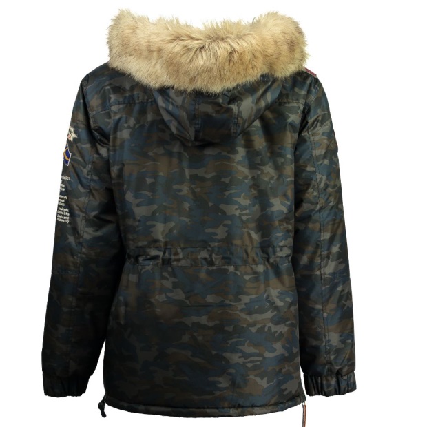 Geografisk Norge Parka De Hombre Boomerang Camo Azul Marino Marinen