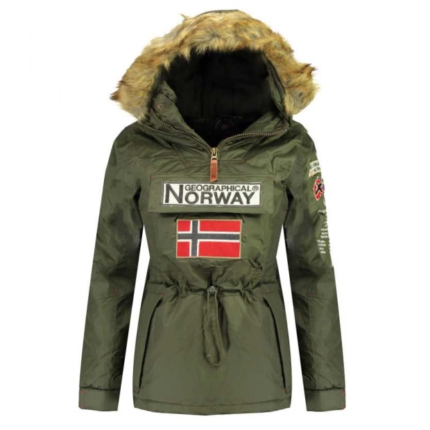 Geografisk Norge Parka De Mujer Boomera Caqui Kaki