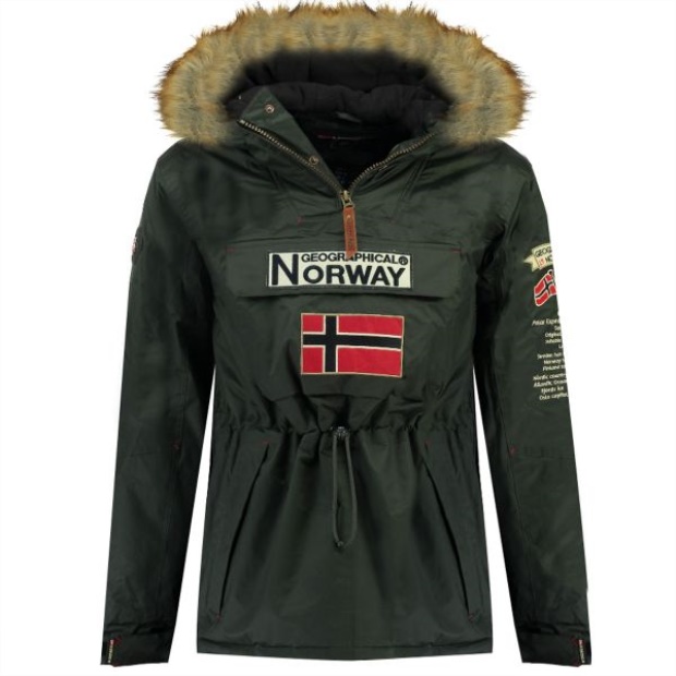 Geografisk Norge Parka De Niño Boomerang Gris Oscuro Grå