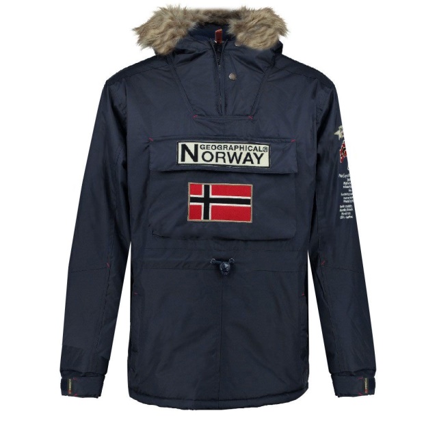Geografisk Norge Parka De Niño Boomerang Azul Marino Marinen