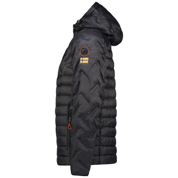 Geografisk Norge Burator Hombre Negro Svart