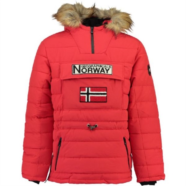 Geografisk Norge Chaqueta De Hombre Casimodo Rojo Red
