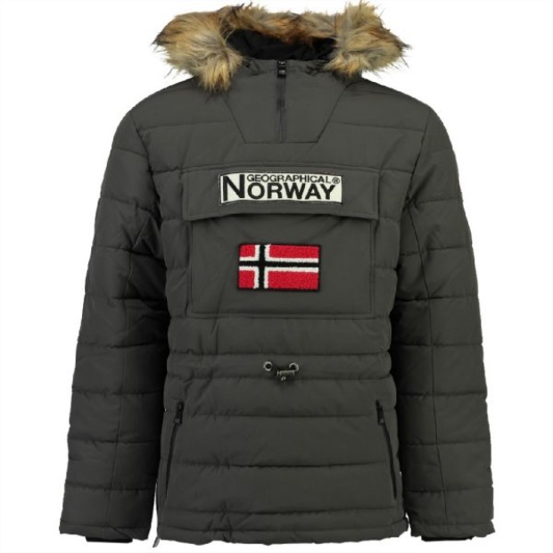 Geografisk Norge Chaqueta De Hombre Casimodo Gris Oscuro Grå