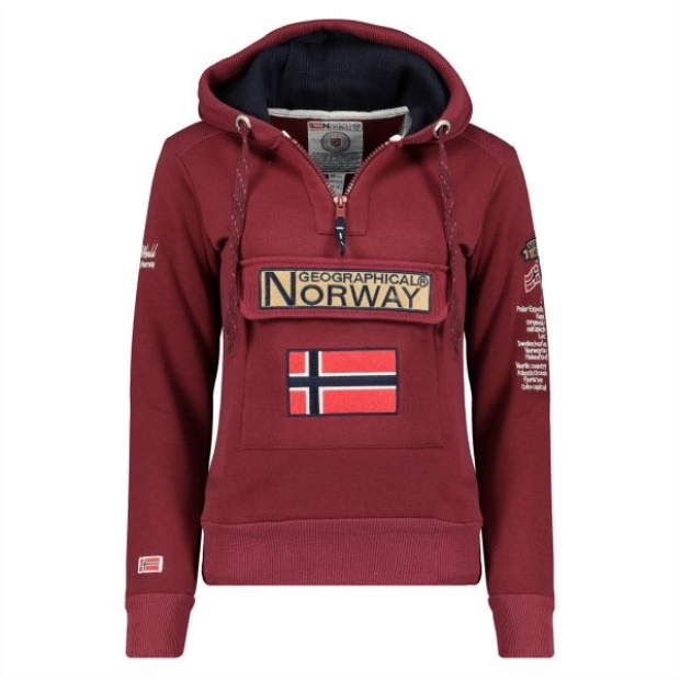 Geografisk Norge Sudadera De Hombre Gymclass Burdeos Burdeos
