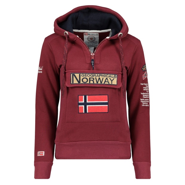 Geografisk Norge Sudadera De Hombre Gymclass Burdeos Burdeos