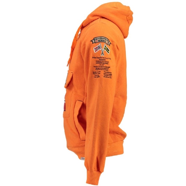 Geografisk Norge Sudadera De Hombre Gymclass Naranja Orange