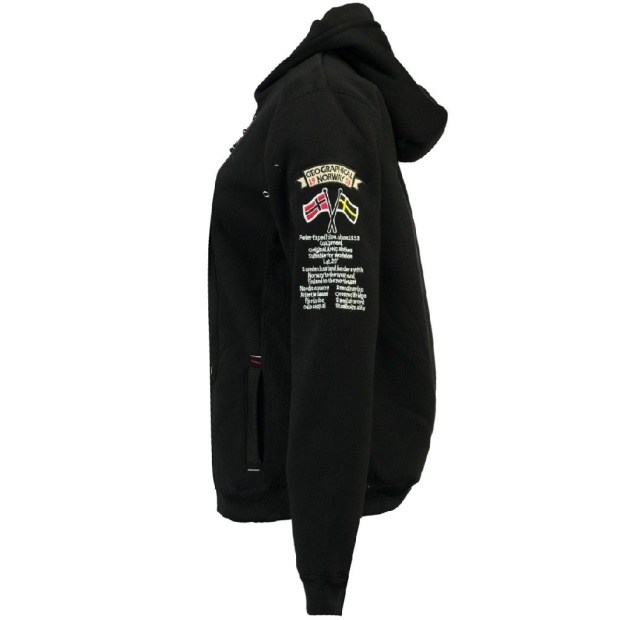 Geografisk Norge Sudadera De Hombre Gymclass Negro Black