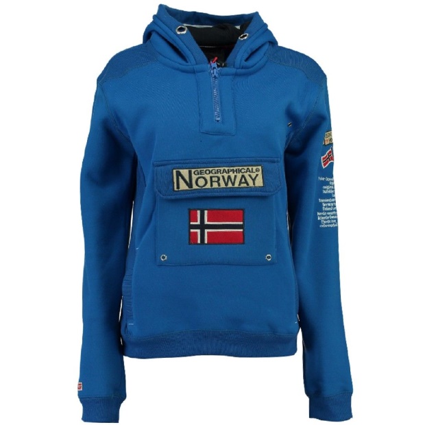 Geografisk Norge Sudadera De Hombre Gymclass Azul Eléctrico Blue