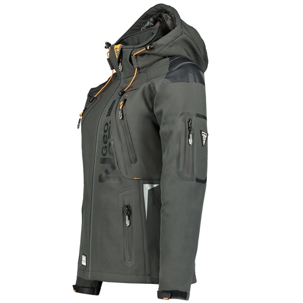 Geografisk Norge Tisland Mujer Gris Oscuro / Naranja Naranja