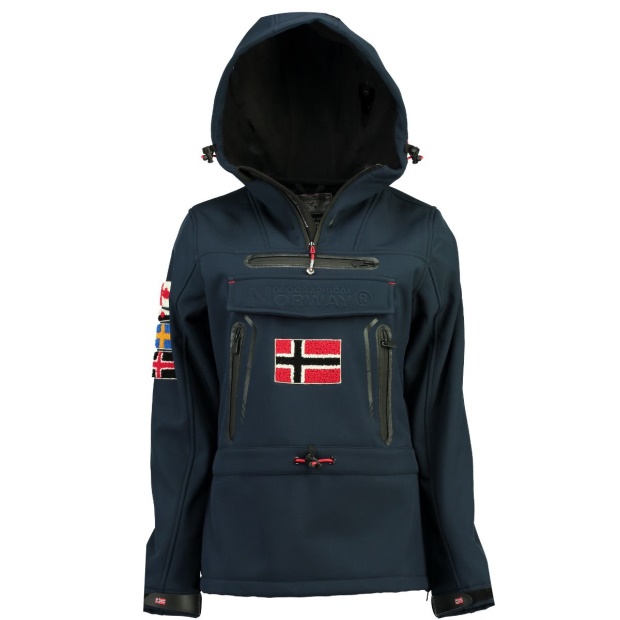 Geografisk Norge Chaqueta Softshell De Mujer Tyka Azul Marino Marine